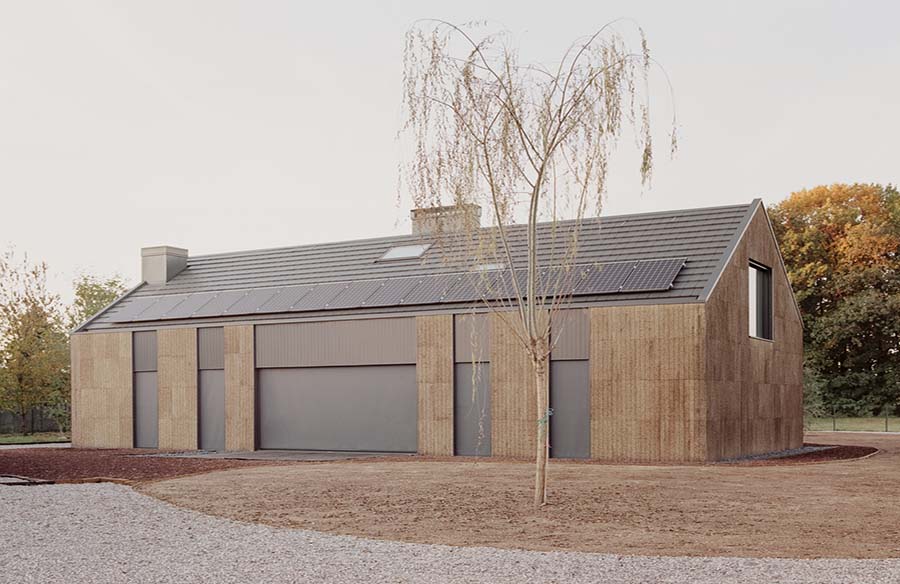 Embracing Nature: The Sustainable Design of the House of Wood, Straw, and Cork